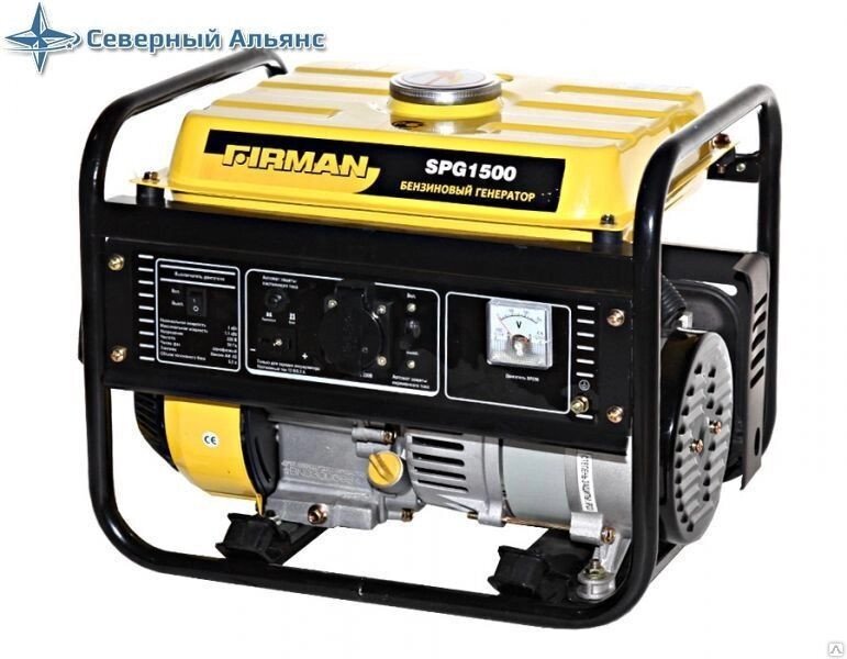 Бензиновый генератор Firman SPG1500 от компании ЭлМедиа Групп - фото 1