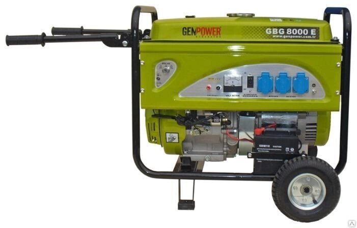Бензиновый генератор GenPower GBG 8000 E от компании ЭлМедиа Групп - фото 1