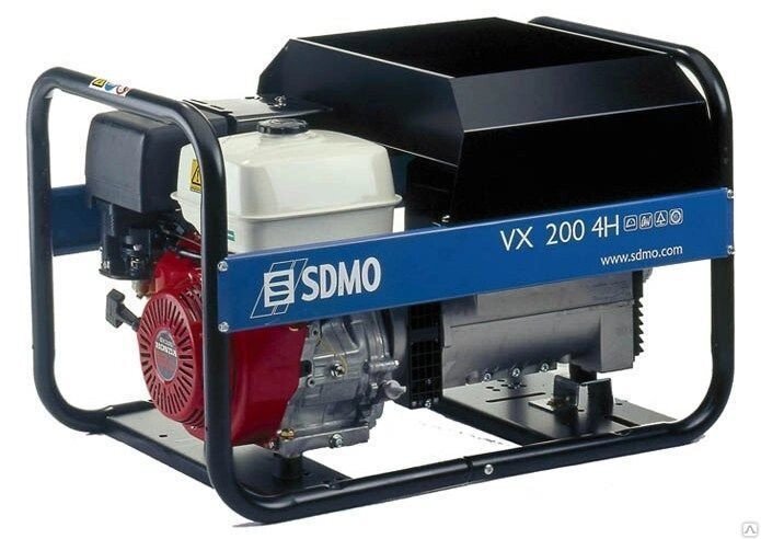 Бензогенератор с функцией сварки SDMO-VX200/4 HC от компании ЭлМедиа Групп - фото 1
