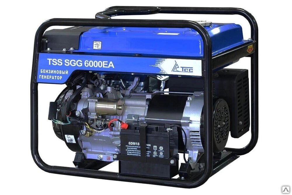 Бензогенератор TSS SGG 6000 EA с АВР от компании ЭлМедиа Групп - фото 1