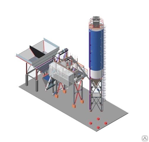 Быстромонтируемый завод бетонный Волга-50 от компании ЭлМедиа Групп - фото 1