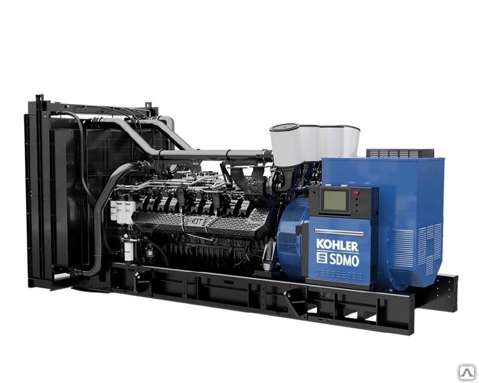 Дизельный генератор (ДГУ) 1050 кВт SDMO KD1440 от компании ЭлМедиа Групп - фото 1