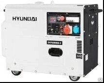 Дизельный генератор Hyundai DHY 6000SE-3 с АВР от компании ЭлМедиа Групп - фото 1