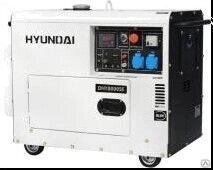 Дизельный генератор Hyundai DHY 8000SE с АВР от компании ЭлМедиа Групп - фото 1