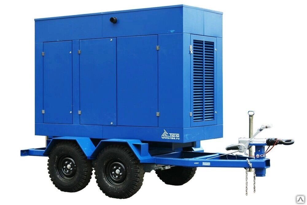 Дизельный генератор на прицепе с АВР 250 кВт TSd 350TS STAMB от компании ЭлМедиа Групп - фото 1