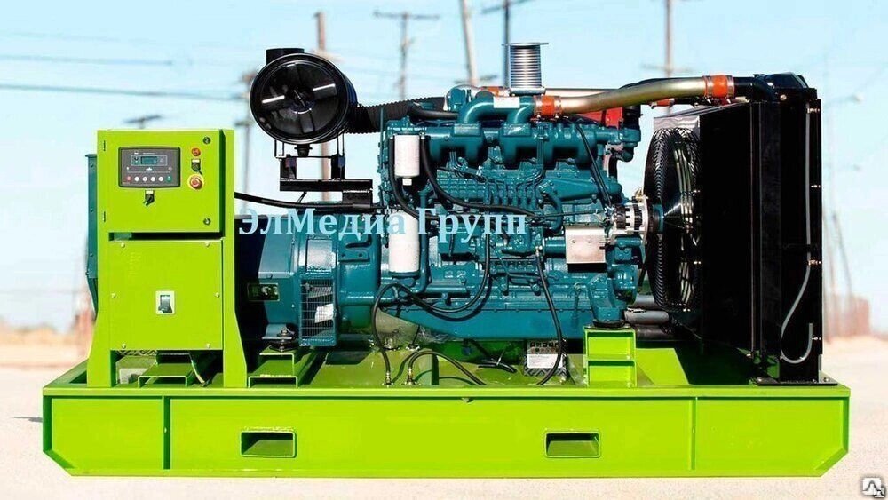 Дизельный генератор от 10 кВт до 3000 кВт на складе с автоматизацией от компании ЭлМедиа Групп - фото 1