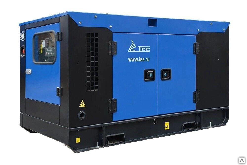 Дизельный генератор в шумозащитном кожухе 12 кВт с АВР TTd 17TS STA от компании ЭлМедиа Групп - фото 1