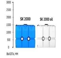 Емкость SK 2000 л под плотность до 1.5 г/с м синяя