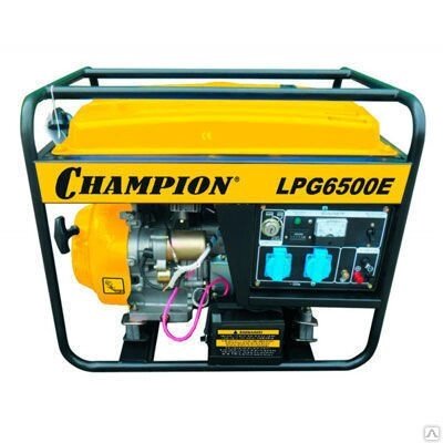 Генератор бензиново-газовый Champion LPG 6500E от компании ЭлМедиа Групп - фото 1