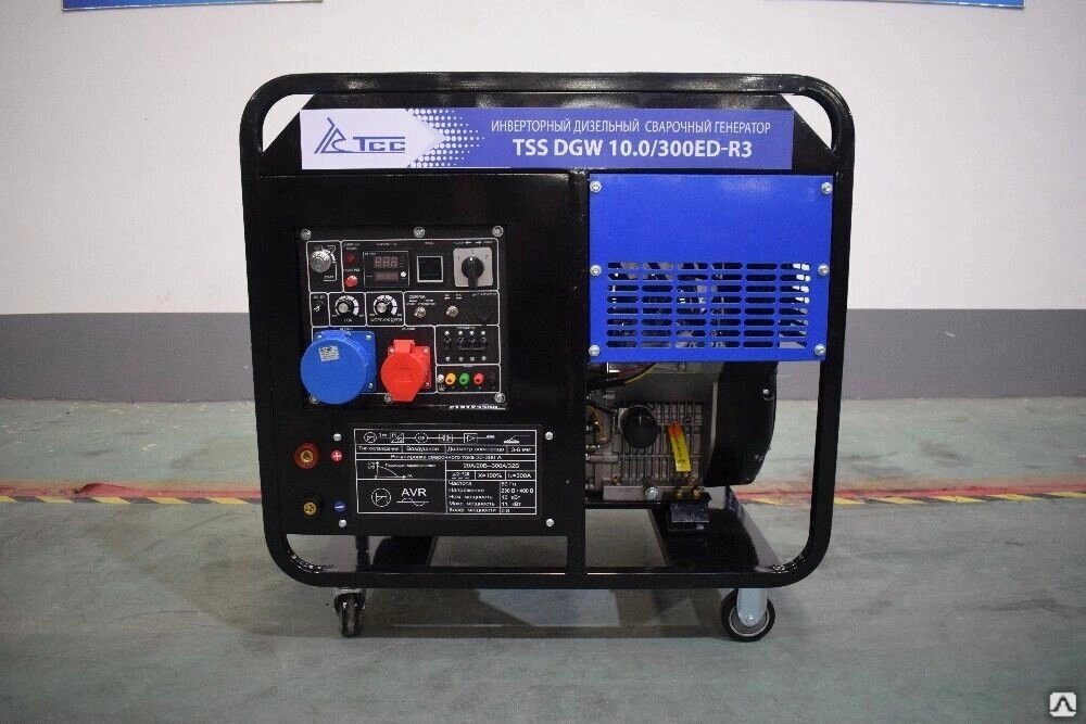 Инверторный дизельный сварочный генератор TSS DGW 10.0/300ED-R3 от компании ЭлМедиа Групп - фото 1