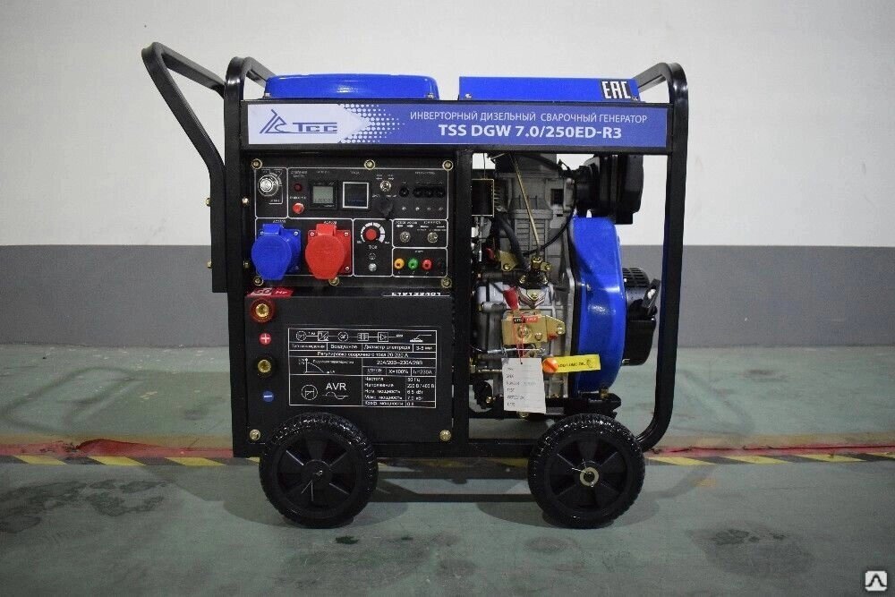 Инверторный дизельный сварочный генератор TSS DGW 7.0/250ED-R3 от компании ЭлМедиа Групп - фото 1