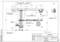 Кран консольный г/п 7,0 т с ручной тележкой и с ручным поворотом Спец от компании ЭлМедиа Групп - фото 1