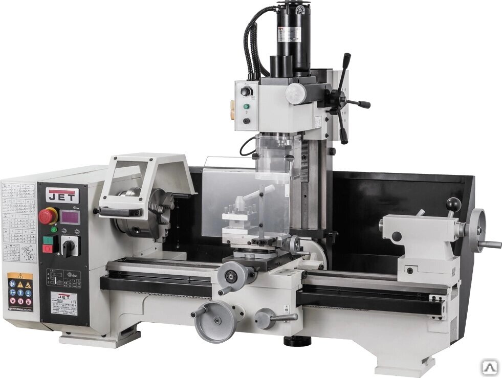 Настольный токарно-фрезерный станок по металлу JET BD-10DMA от компании ЭлМедиа Групп - фото 1