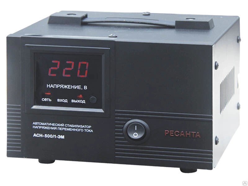 Однофазный электромеханический стабилизатор ACH-500 /1- ЭМ от компании ЭлМедиа Групп - фото 1