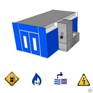 Окрасочно-сушильная камера Oskas Standart Eco 7B-D