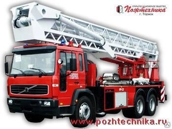 Пеноподъемник пожарный ППП-37 Volvo FL-6 от компании ЭлМедиа Групп - фото 1