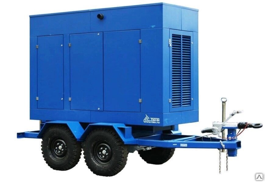 Передвижной дизельный генератор с АВР 250 кВт TSd 350TS CTAMB от компании ЭлМедиа Групп - фото 1