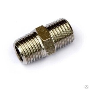 Соединитель шланга 1/4''x1/4'' npsm (аналог 300203) 07051002