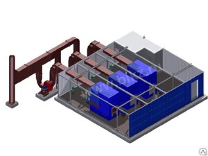 Модуль котловой ячейки МК-В-0,8Р (Гефест)