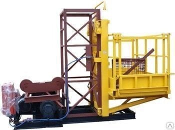 Подъемник грузовой мачтовый строительный 1500 кг максимальная высота 100 м от компании ЭлМедиа Групп - фото 1