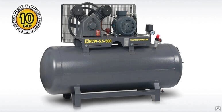 Поршневой компрессор серии RECOM RCW с производительностью до 0,8 м3/мин от компании ЭлМедиа Групп - фото 1