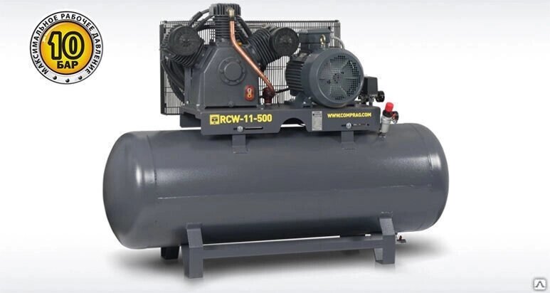 Поршневой компрессор серии RECOM RCW с производительностью до 1,7 м3/мин от компании ЭлМедиа Групп - фото 1