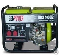 Портативная дизельная электростанция GenPower GDG 4000 E от компании ЭлМедиа Групп - фото 1