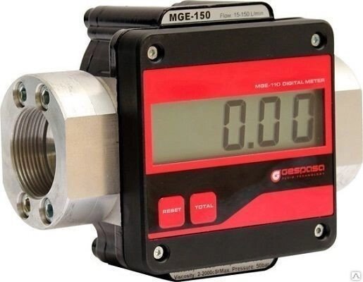 Счетчик электронный расхода учета дизельного топлива Gespasa MGE 250 от компании ЭлМедиа Групп - фото 1