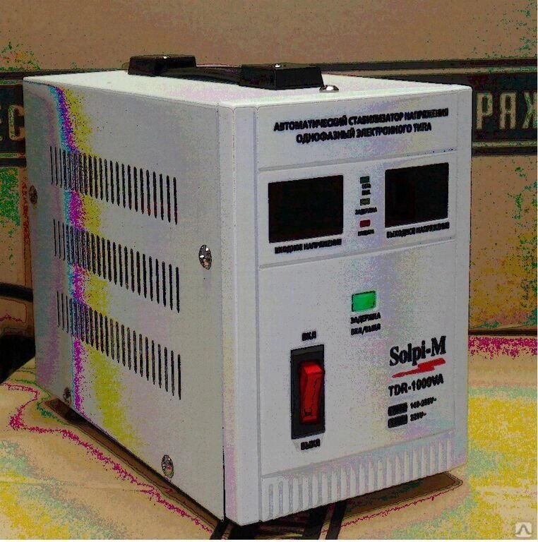 Стабилизатор релейного типа SDR-2000VA от компании ЭлМедиа Групп - фото 1