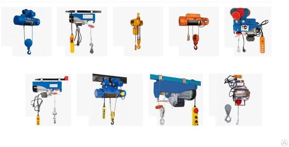 Таль электрическая г/п 1,0 т Н - 6 м, тип 13Т10316, шт от компании ЭлМедиа Групп - фото 1