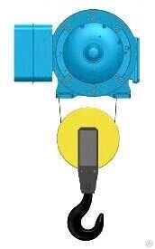 Тельфер электрический канатный стационраный на лапах Серия Т01, T17
