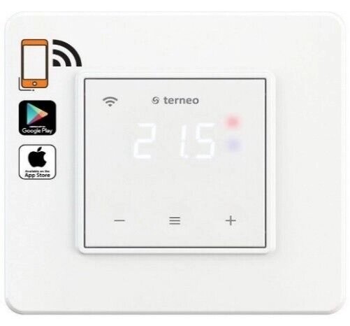 Терморегулятор X1S. 716 (программируемый, Wi Fi) Белый, датчики воздуха или пола от компании ЭлМедиа Групп - фото 1