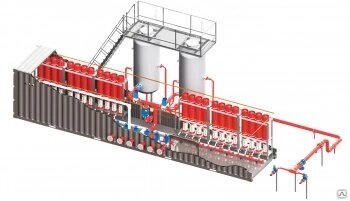 Установка пожаротушения УГПП с раздельным хранением от компании ЭлМедиа Групп - фото 1