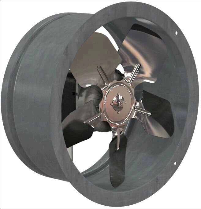 Вентилятор осевой ВО-1,7 0,18 кВт малогабаритный от компании ЭлМедиа Групп - фото 1