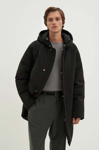 Finn-Flare Мужское пальто с капюшоном 2XL