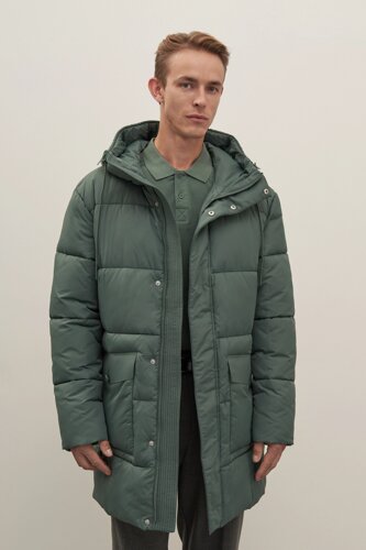 Finn-Flare Мужское пальто с капюшоном XL