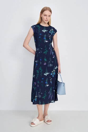 Finn-Flare Платье макси с цветочным принтом XL