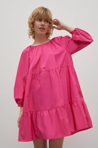 Finn-Flare Платье с рукавами-буфами из хлопка L