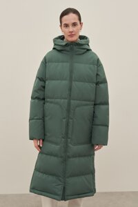 Finn-Flare Пуховое женское пальто свободного кроя 3XL