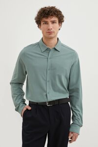 Finn-Flare Рубашка ( верхняя сорочка ) трик. Мужская L