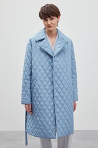 Finn-Flare Стеганое утепленное пальто с поясом XL
