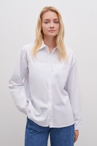 Finn-Flare Женская рубашка из хлопка с длинным рукавом XS