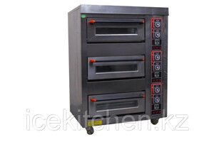 Печь газовая пекарская, жарочный шкаф 3*9