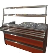 Мармит универсальный для 1х и 2-х блюд паровой ПМУ-1,5-1 полка, 1500*980*1430 мм