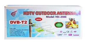 Антенна для телевизора DVB-T2 HD-208E