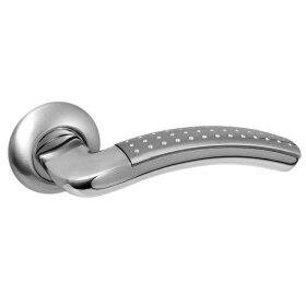 Дверная межкомнатная ручка Door Furniture TR412 SN/CP