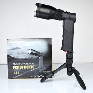 Фонарик Pistol Light 534 с штативом