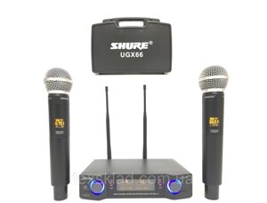 Микрофонная система SHURE UGX66. Акустическая система. Микрофоны.