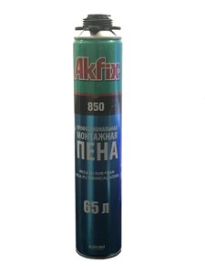 Пена профессиональная монтажная Akfix 850 65Л