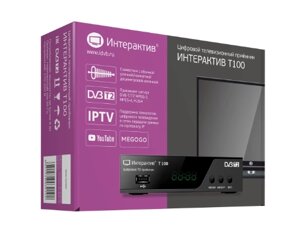 Ресивер (телевизионный приемник) TV mini DVB-T2 ИНТЕРАКТИВ Т100